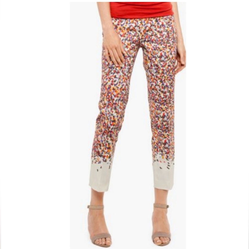 Akris Punto colorful ankle pants Sz 14